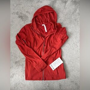 NWT Lululemon Nulu Hooded Define Jacket Size 12 in Cayenne